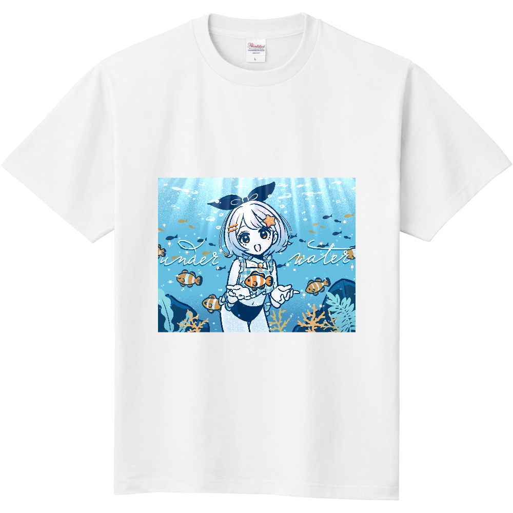 水着イラストTシャツ