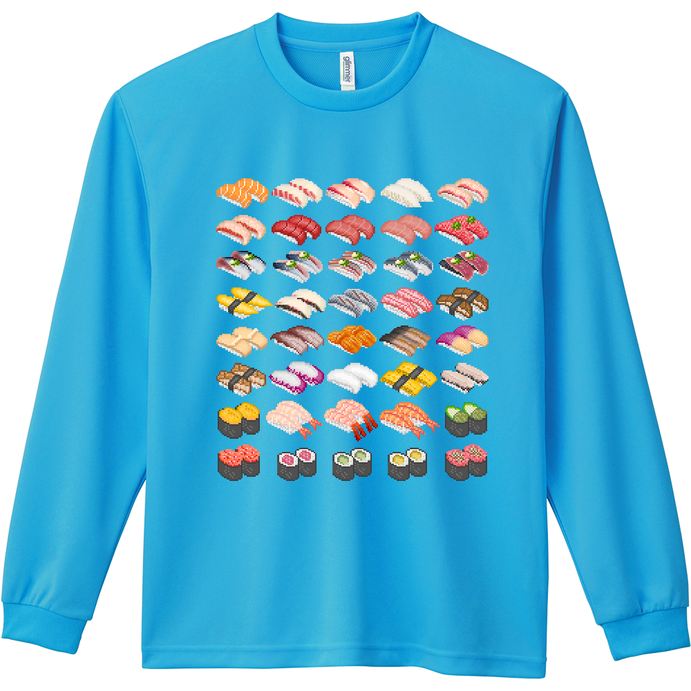 SUSHI_3 (ドライ長袖Tシャツ)