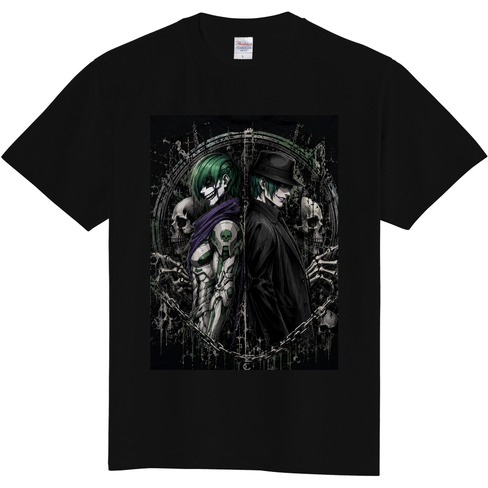 「B-Lights・メガロポリス★パトロール CHAPTER OF BEYOND'S WAR」キラーゴーストTシャツ(定番Ｔシャツ / ブラック)