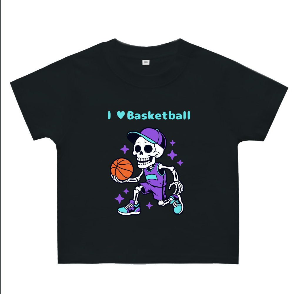 Tシャツ〜バスケドクロ黒〜