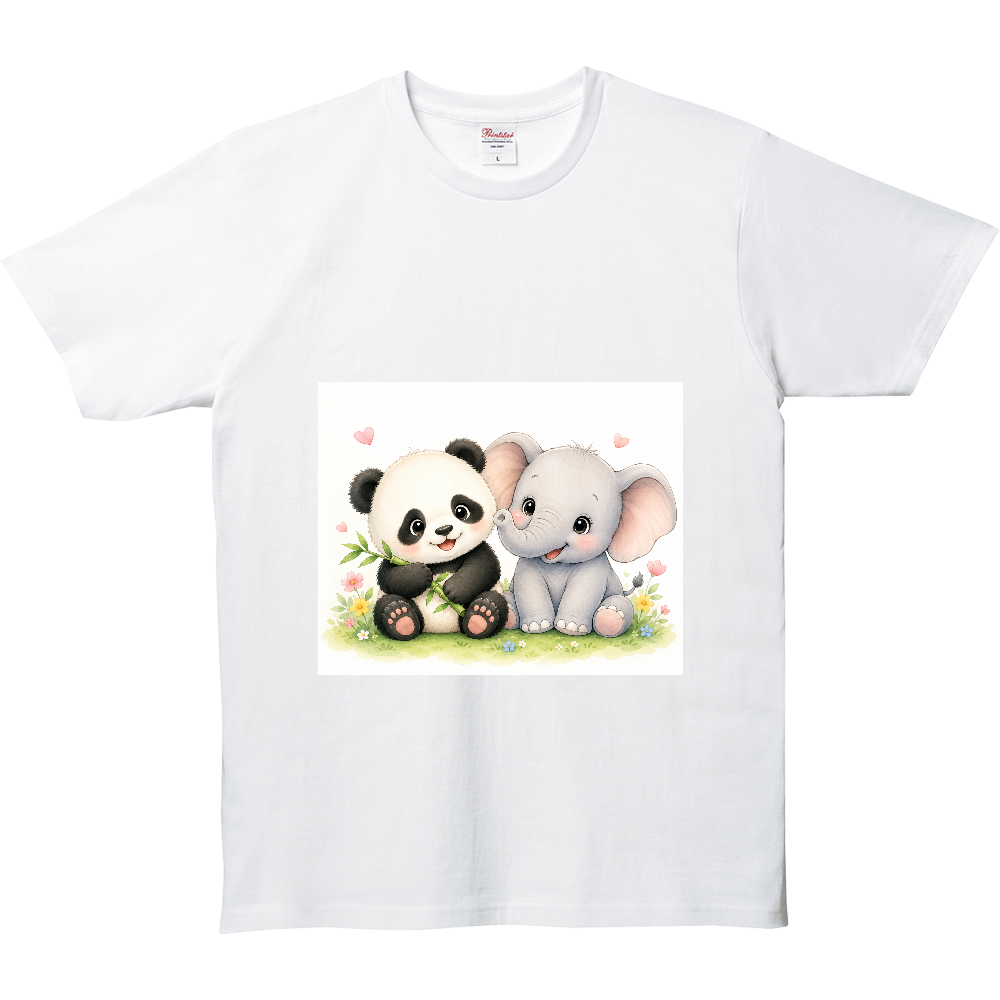 赤ちゃんパンダと赤ちゃんゾウの仲良し時間