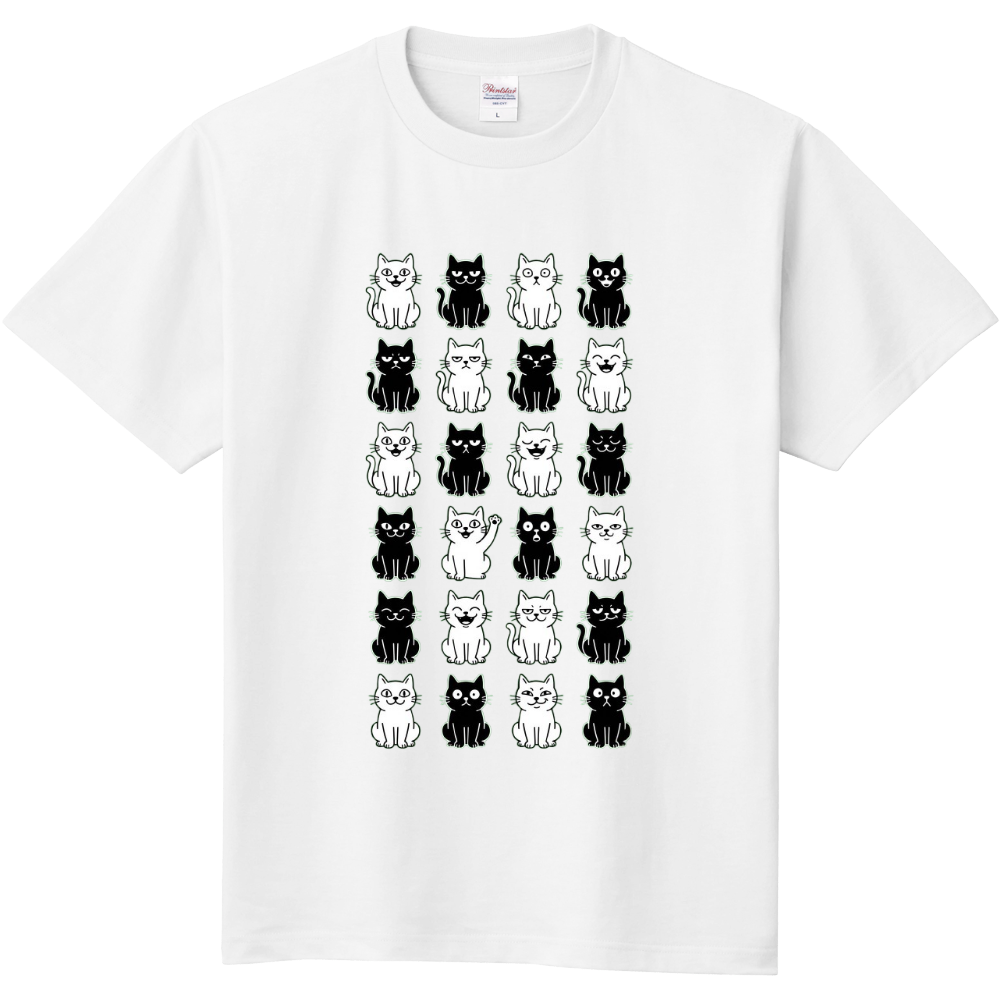 ニャンコの百面相➂モノトーン・24face