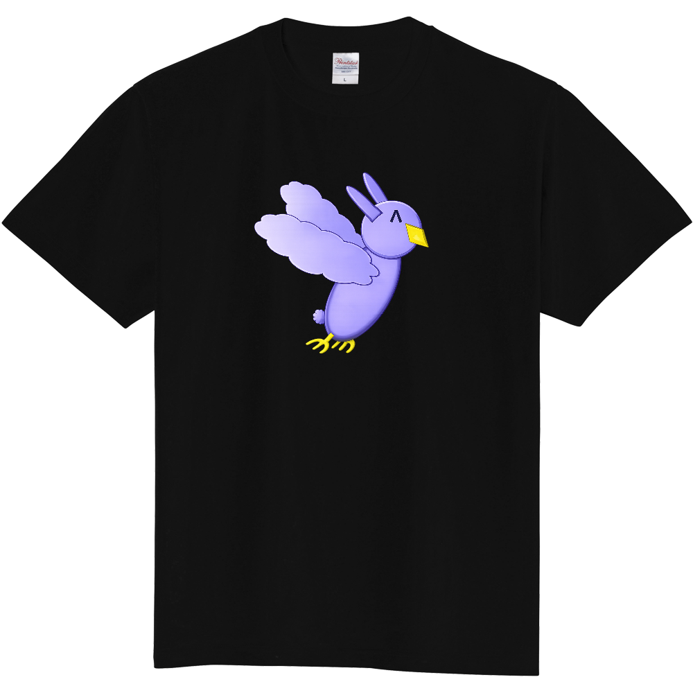 うさとりー　Tシャツ 紫ver. 