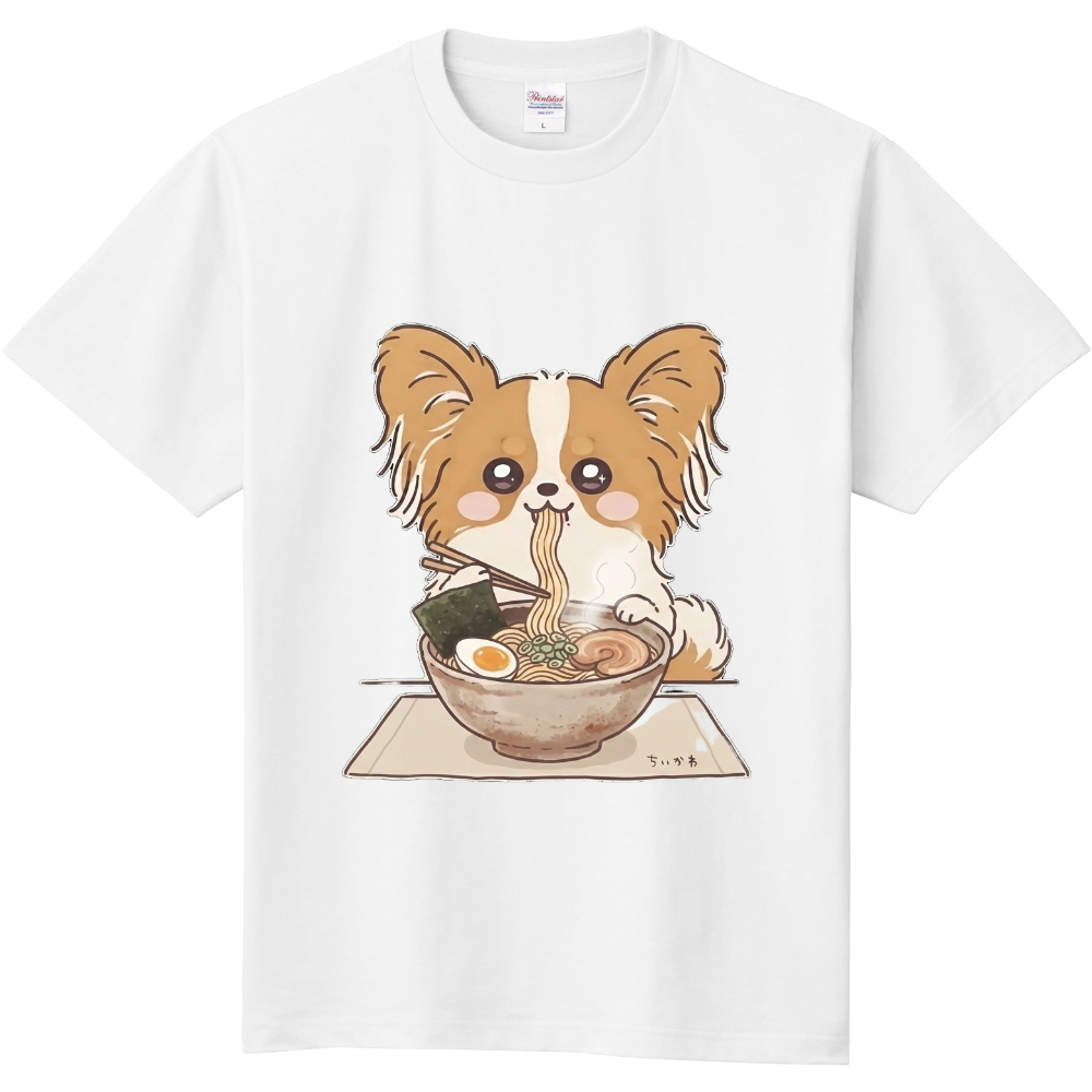 愛羅武拉麺　パピヨンver.(両面)白