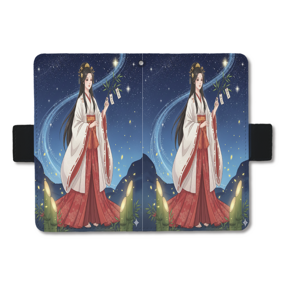 下照姫七夕浮世絵　	手帳ケース(汎用マルチスライド式パーツ) M