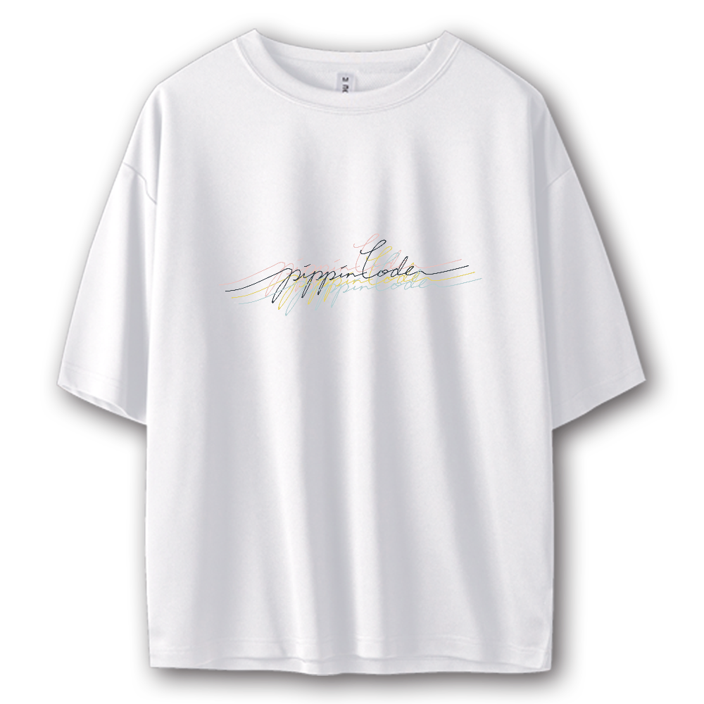 【inchプロデュース】pippinCode　ストリートTシャツ(ホワイト)公式ロゴ