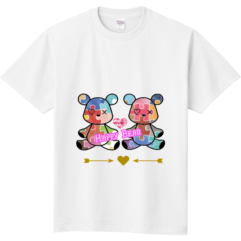 Happy♡Bear♡パズル柄