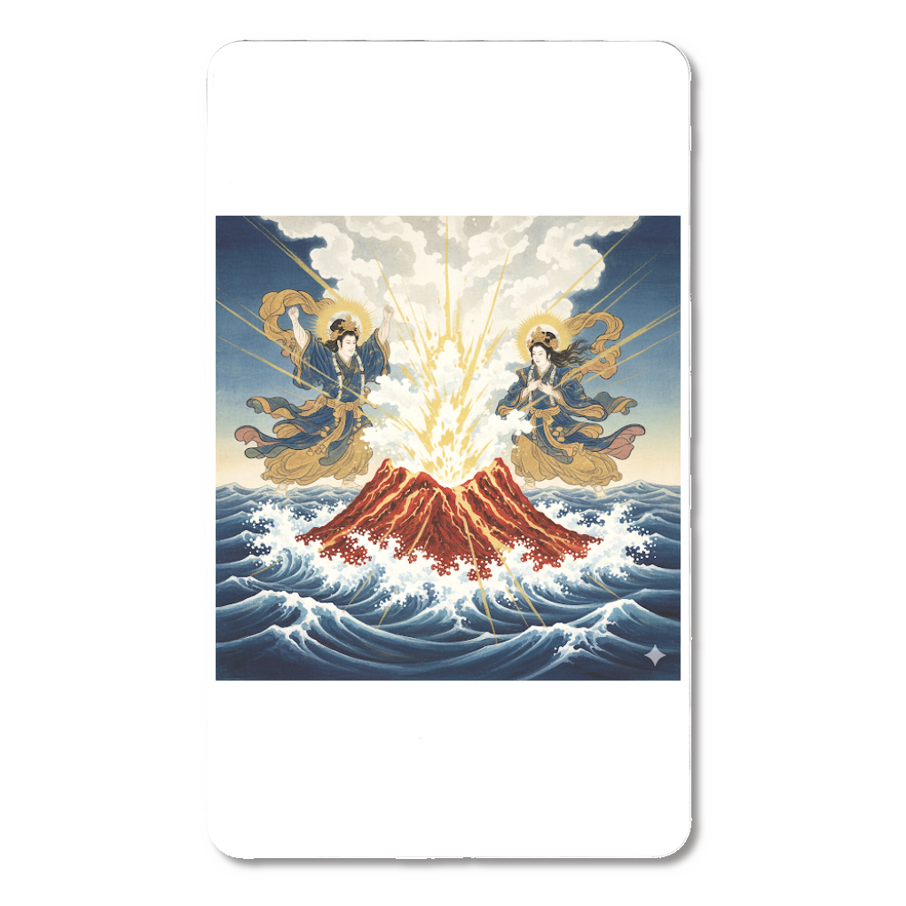 天地開闢神話浮世絵 急速充電モバイルバッテリー5000mAh