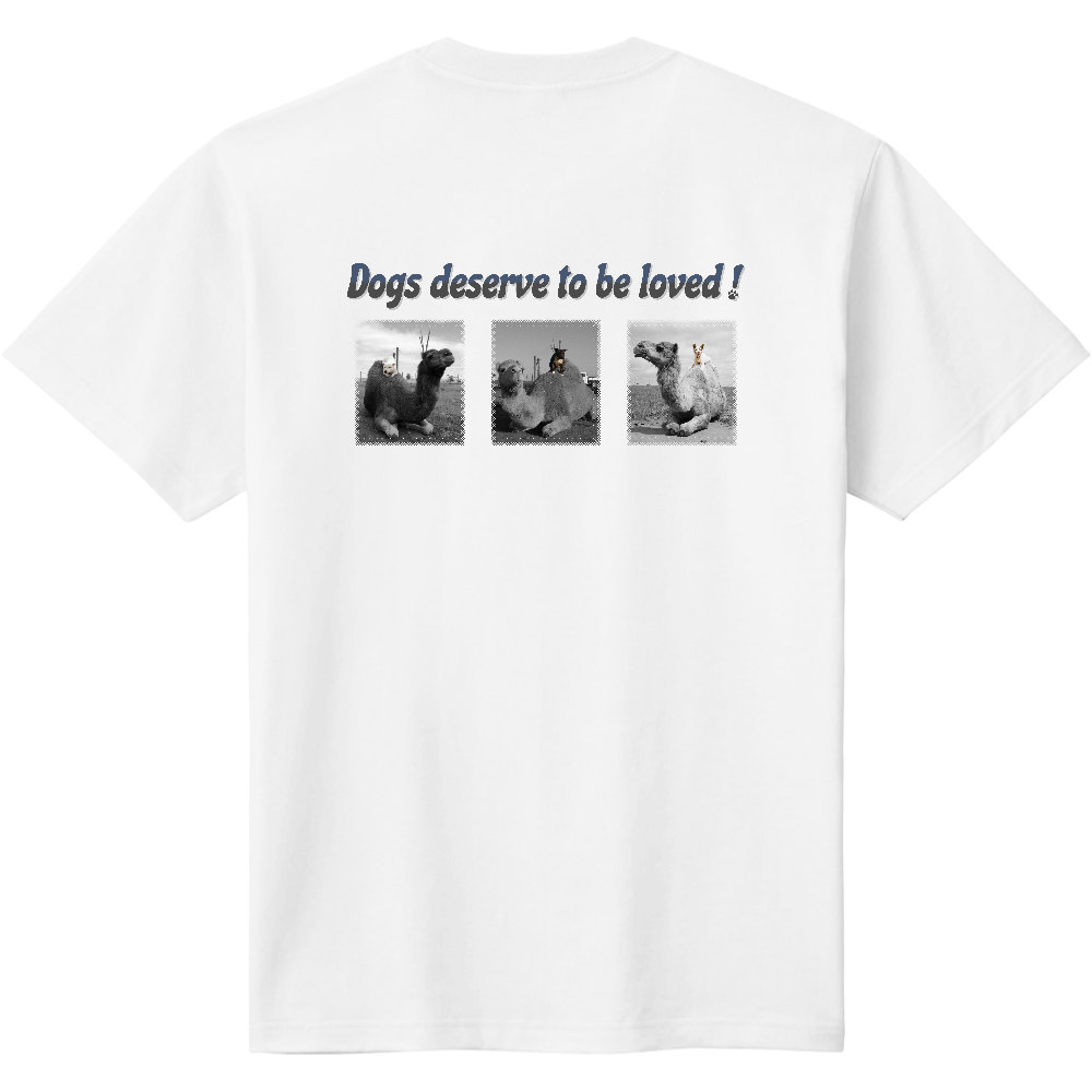 犬Ｔシャツ＜乗りワンコ・背面＞