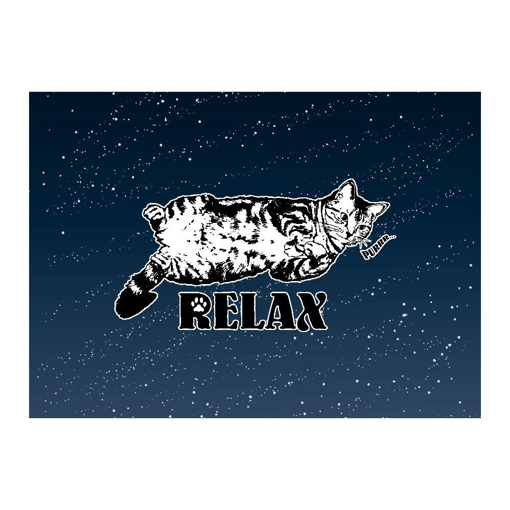 CAT_4KW_YO (高発色 全面印刷 ピクチャースタイルブランケット Ｍ)