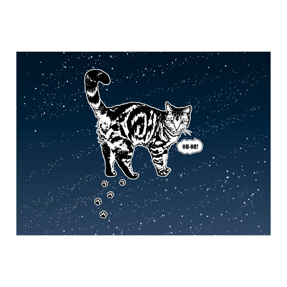 CAT_13KW_YO (高発色 全面印刷 ピクチャースタイルブランケット Ｍ)