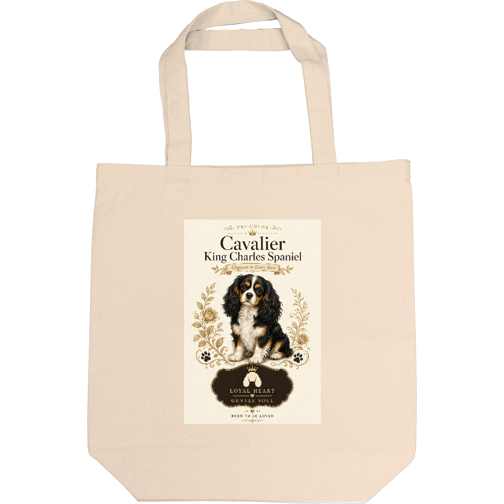 Loyal Heart トートバッグ – Cavalier Tri-Color