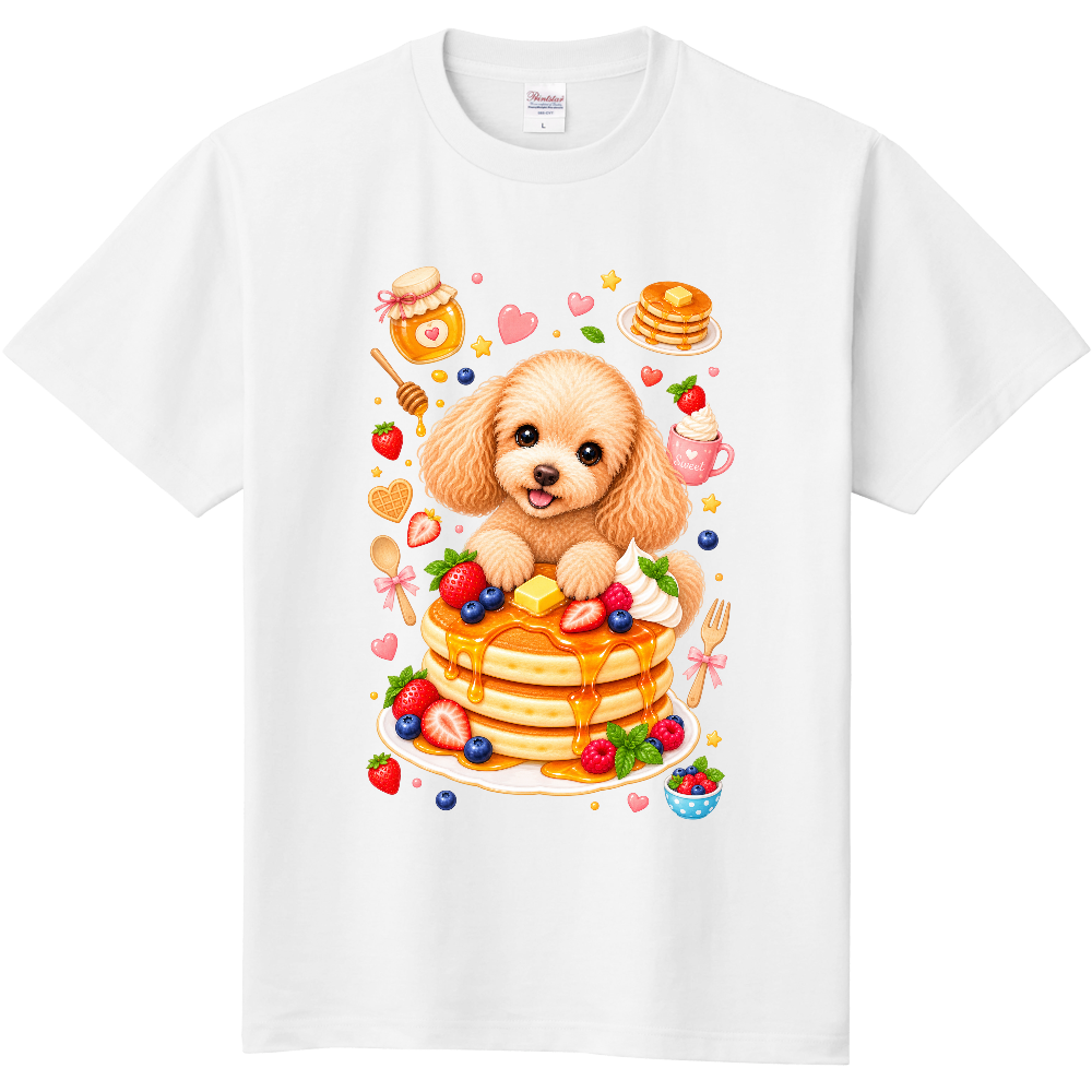 ラフィットとごほうびパンケーキ Tシャツ