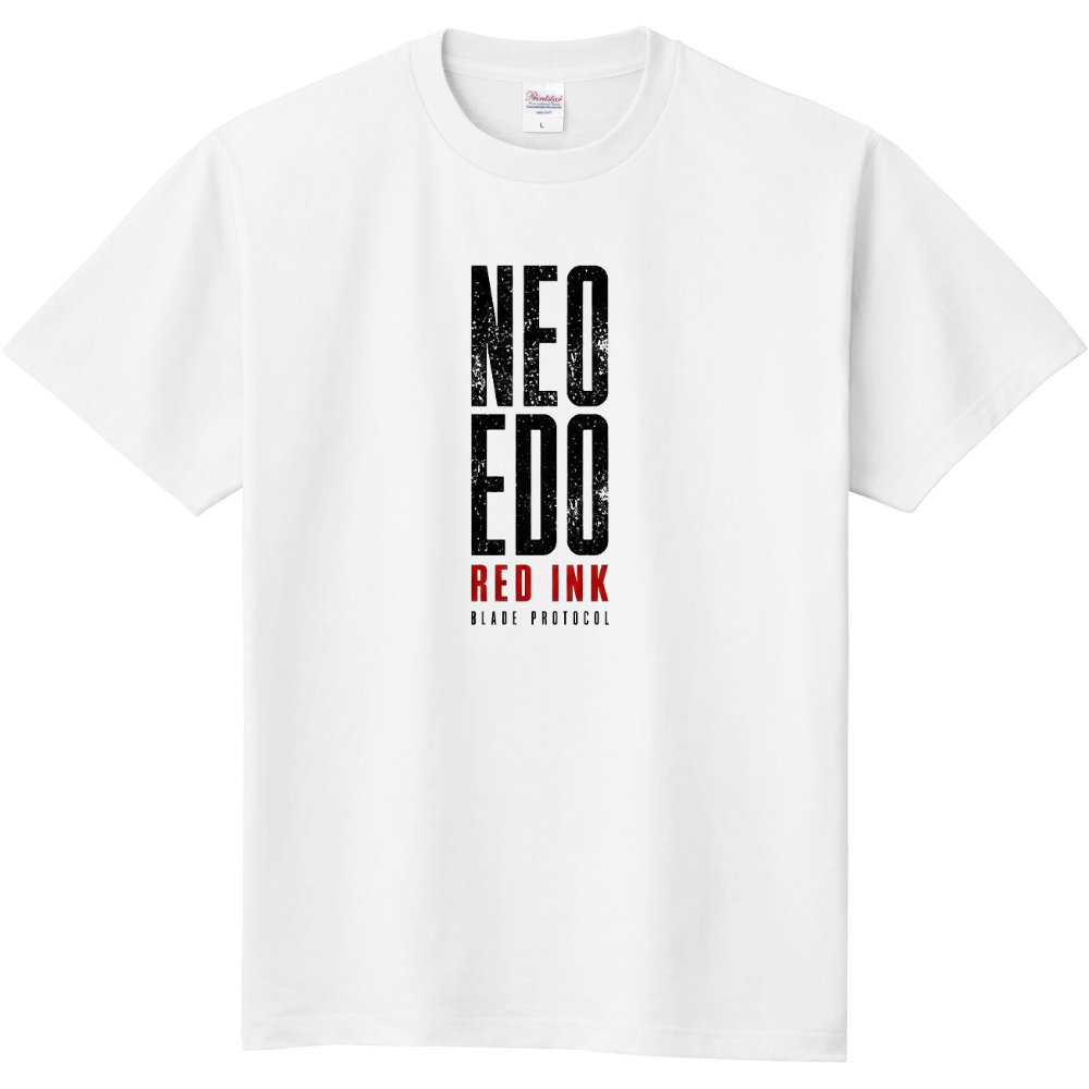 NEO EDO RED INK｜侍ストリートグラフィックTシャツ