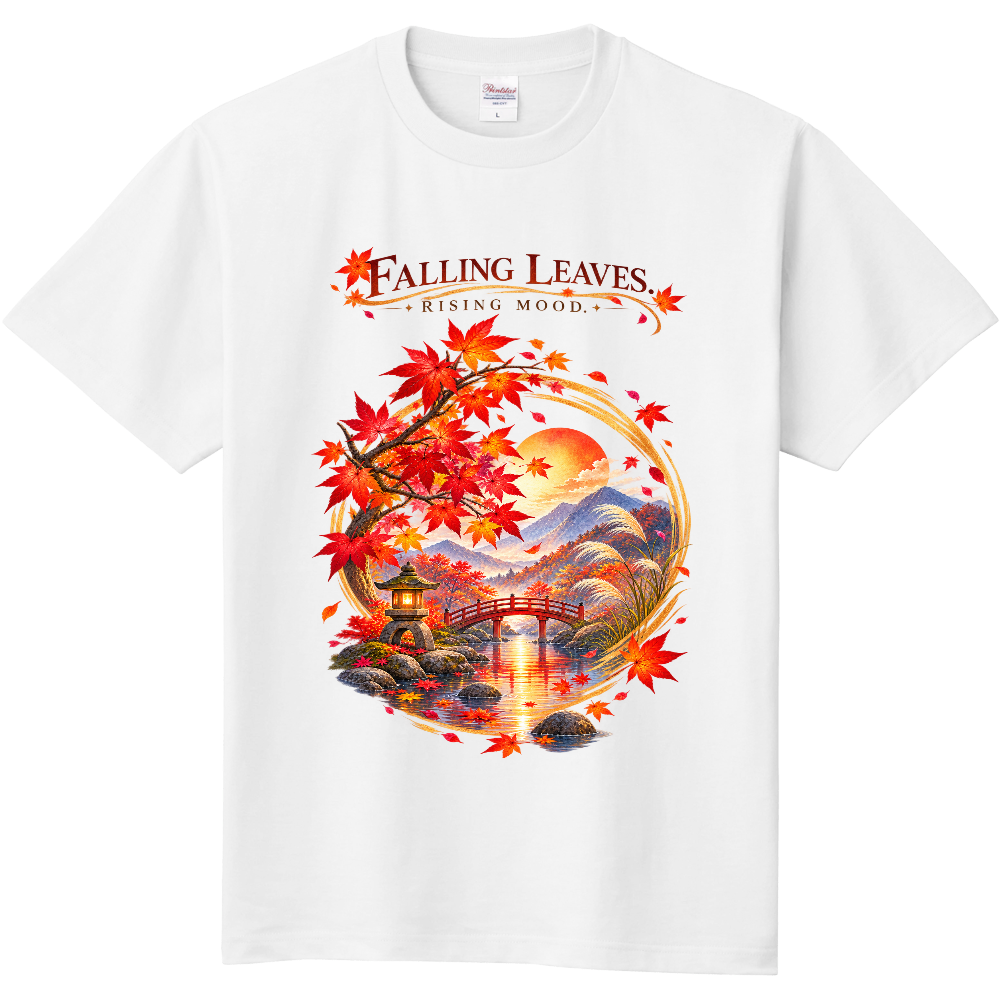 FALLING LEAVES – 紅葉幻想景色 Tシャツ