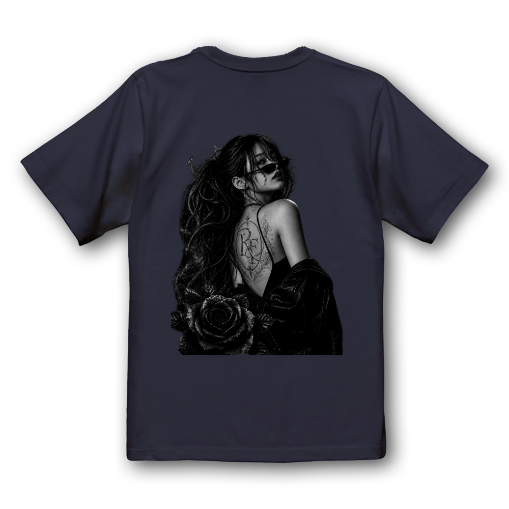 【BLACK ROSE】BLACK ROSE バックグラフィックTシャツ