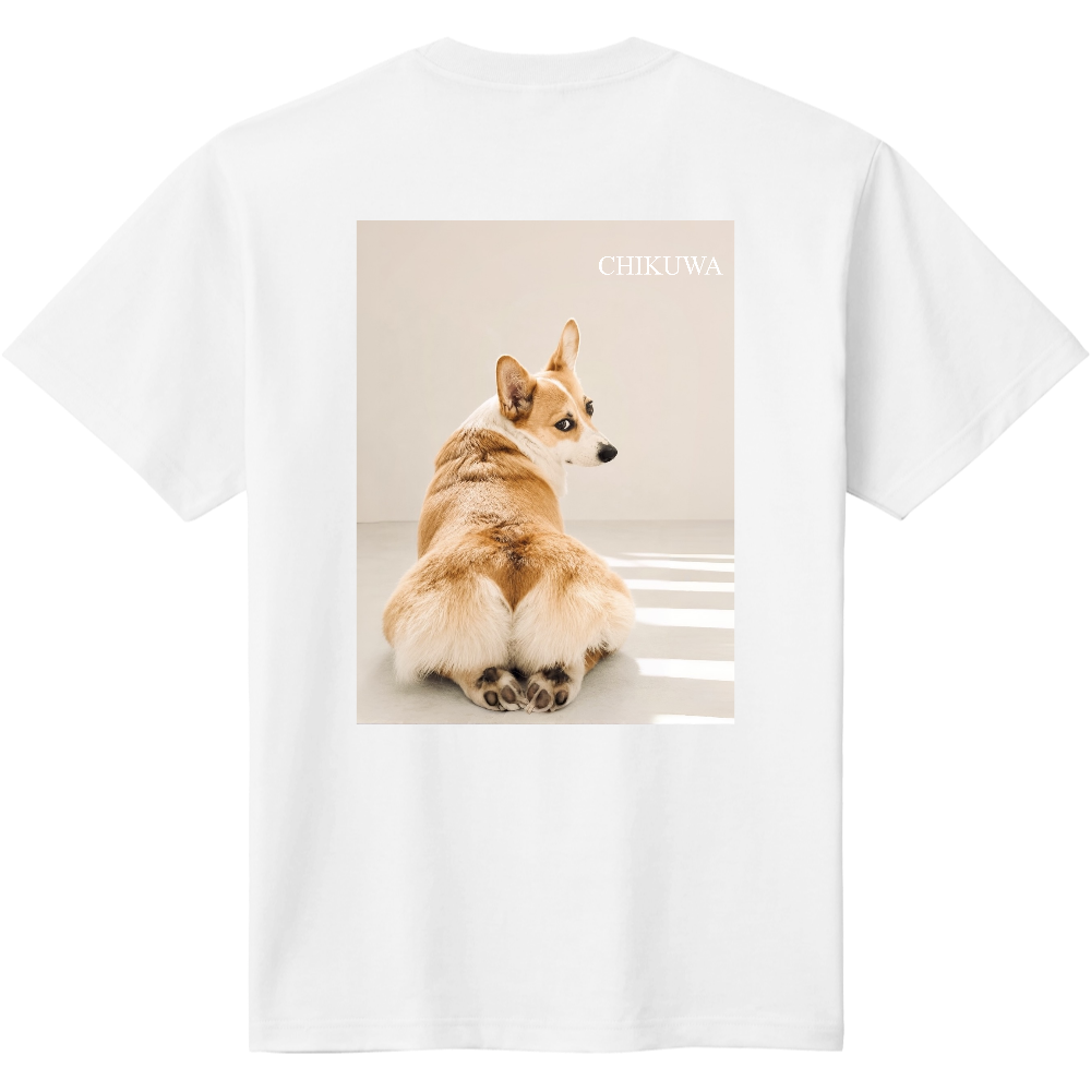 見返りちくわTシャツ(背面)