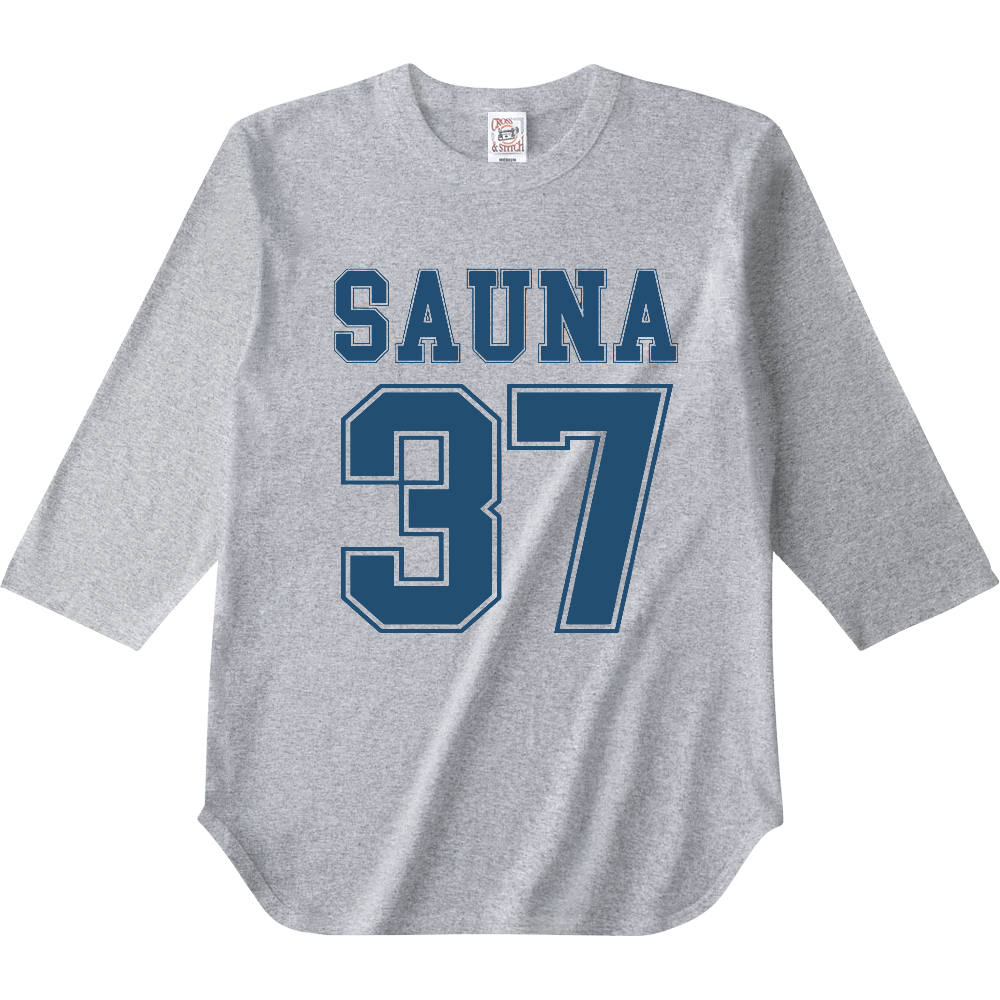 SAUNA 37 7分丈ベースボールTシャツ