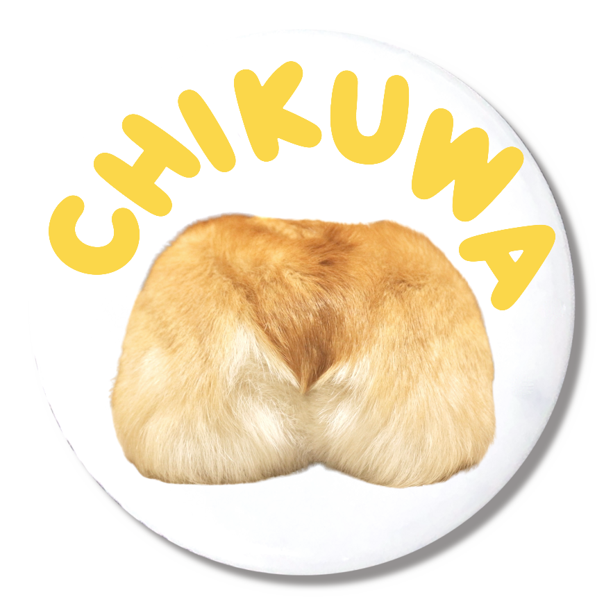 ちくわ食パン缶バッジ