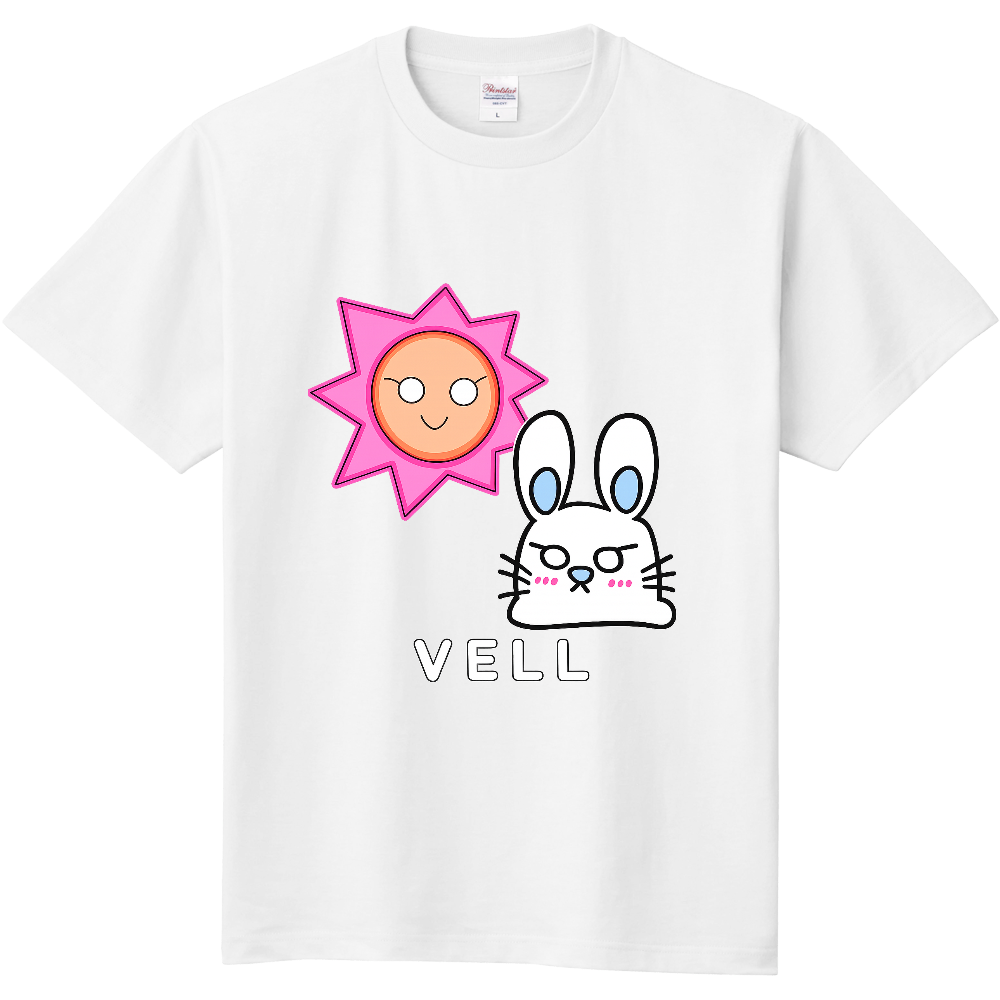 【VELL】うさべる×サンさんTシャツ(全2色)
