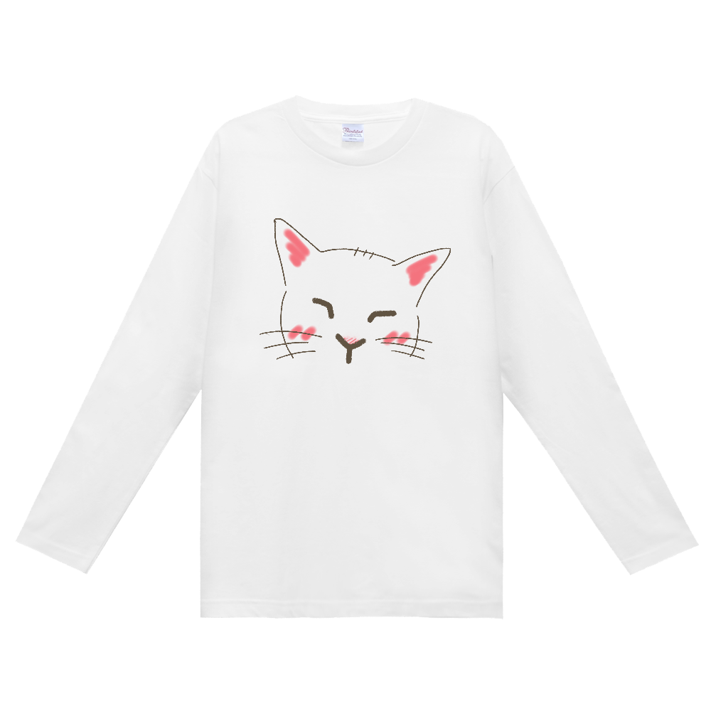 角皆家のシロちゃんです(長袖Tシャツ)