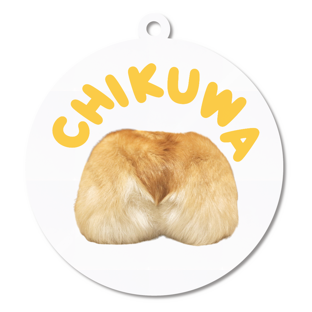 ちくわの食パンアクリルキーホルダー(大)