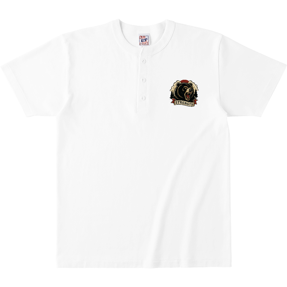 GRIZZLY HENLEY TEE