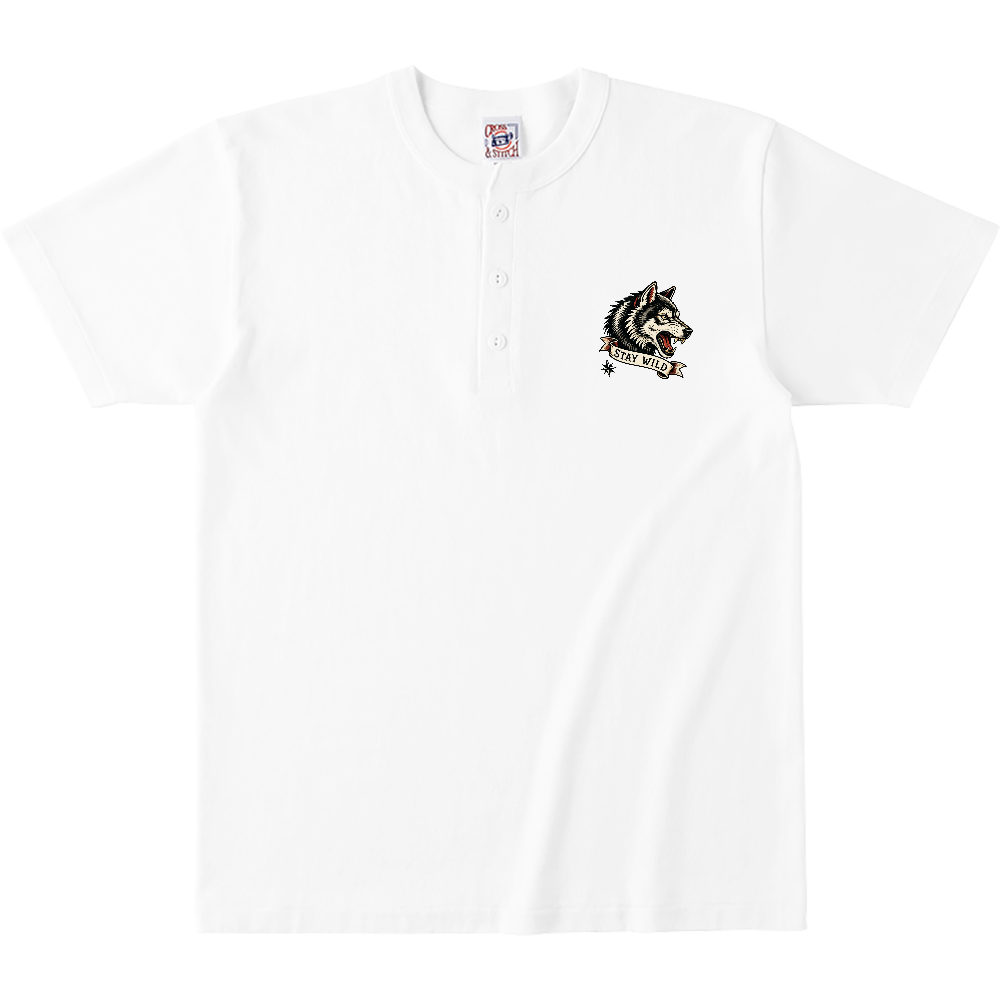 LONE WOLF HENLEY TEE