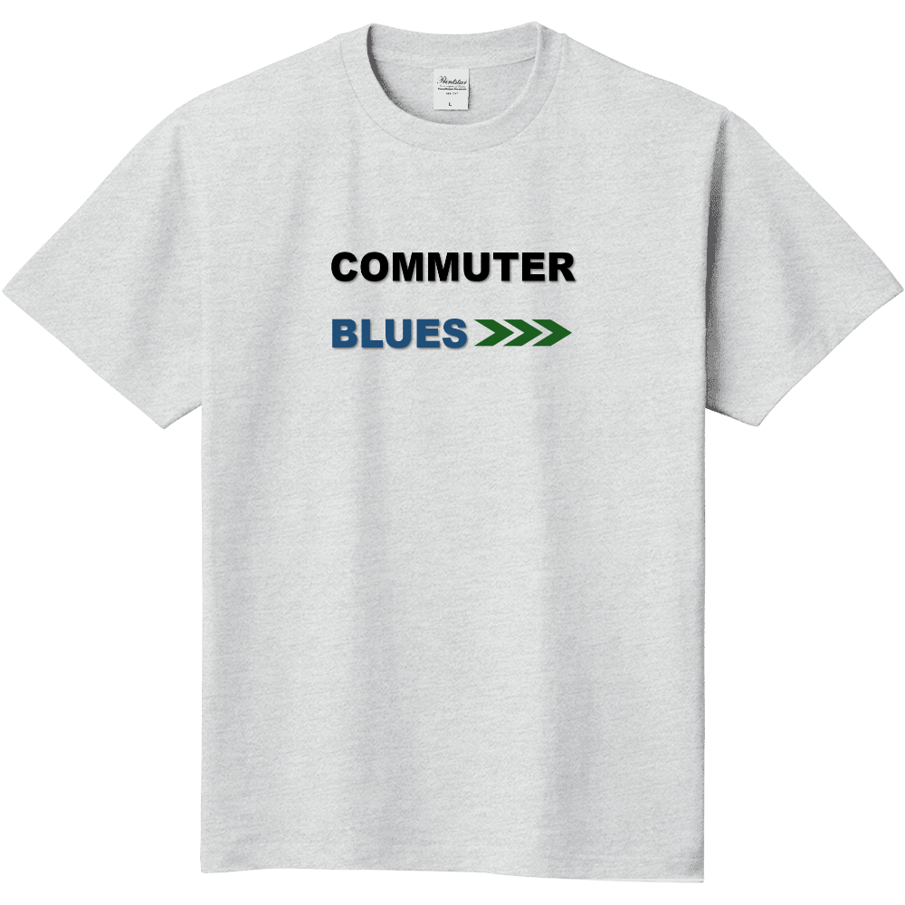 COMMUTER BLUES（コミューター・ブルース）定番Tシャツ　No.4