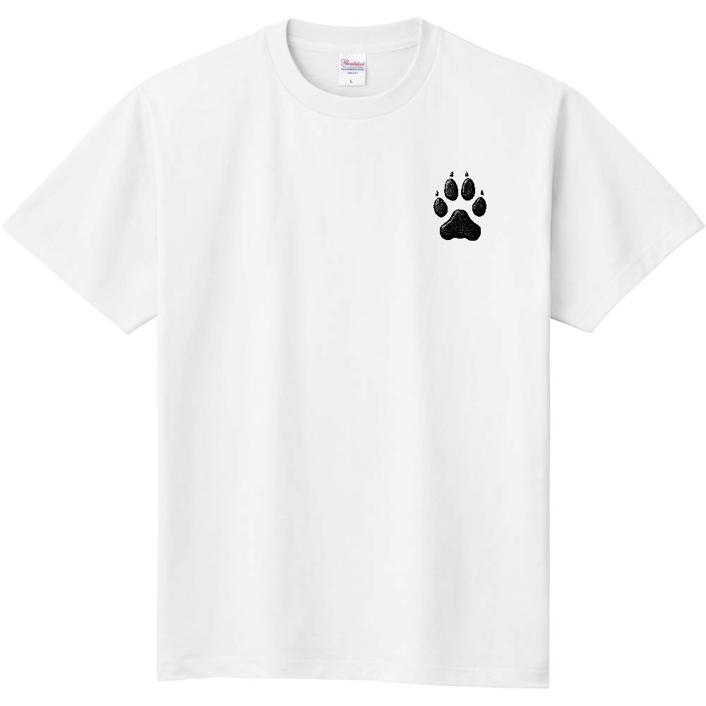 黒猫バックスタイル — EMBRACE — グラフィックTシャツ
