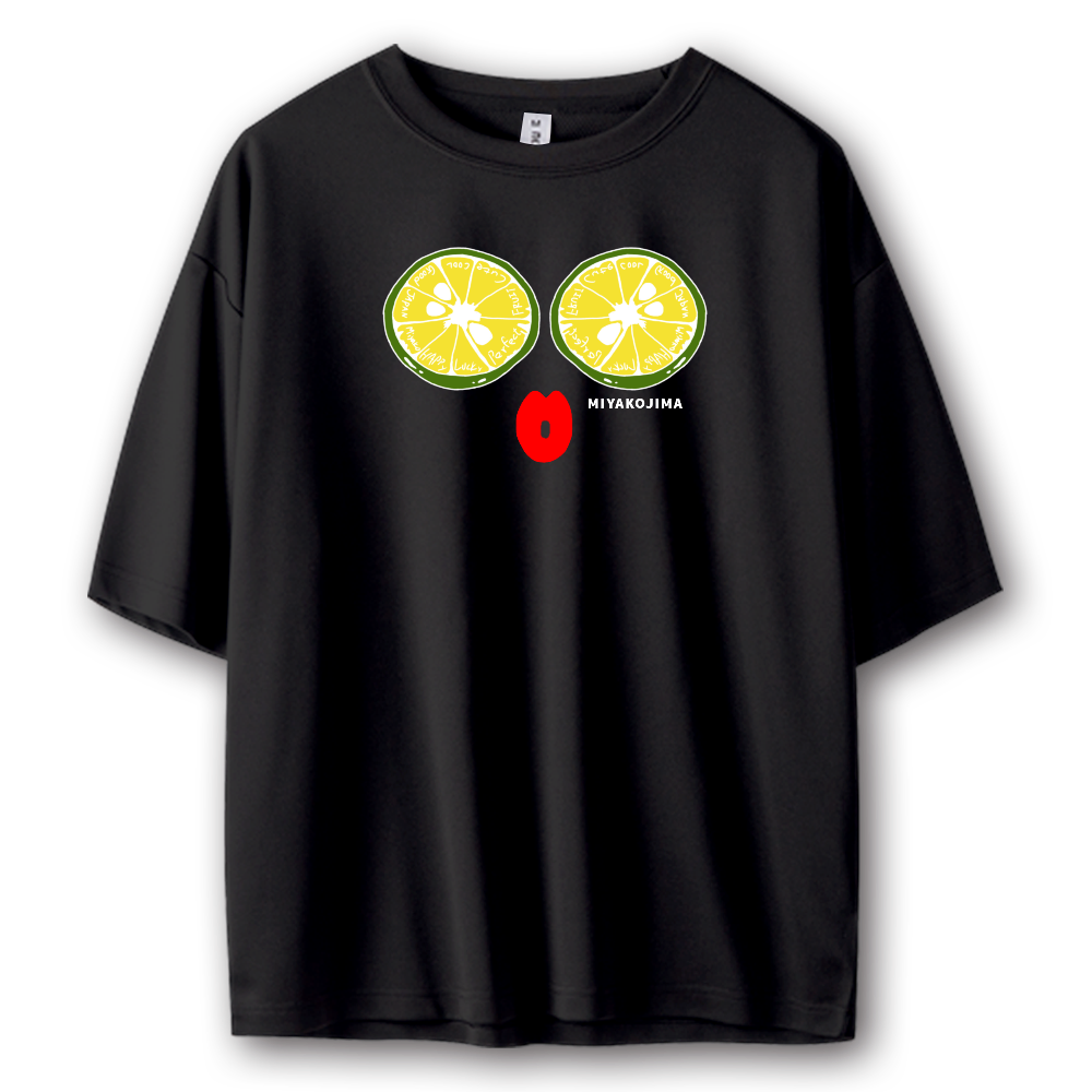 シークワーサーストリートキッズTシャツ白