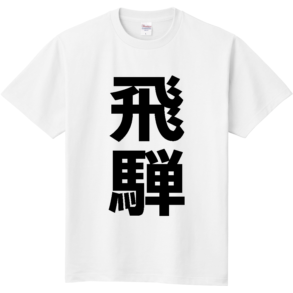 【市区町村】[岐阜県] 飛騨市 「飛騨」 縦書き 文字 Tシャツ