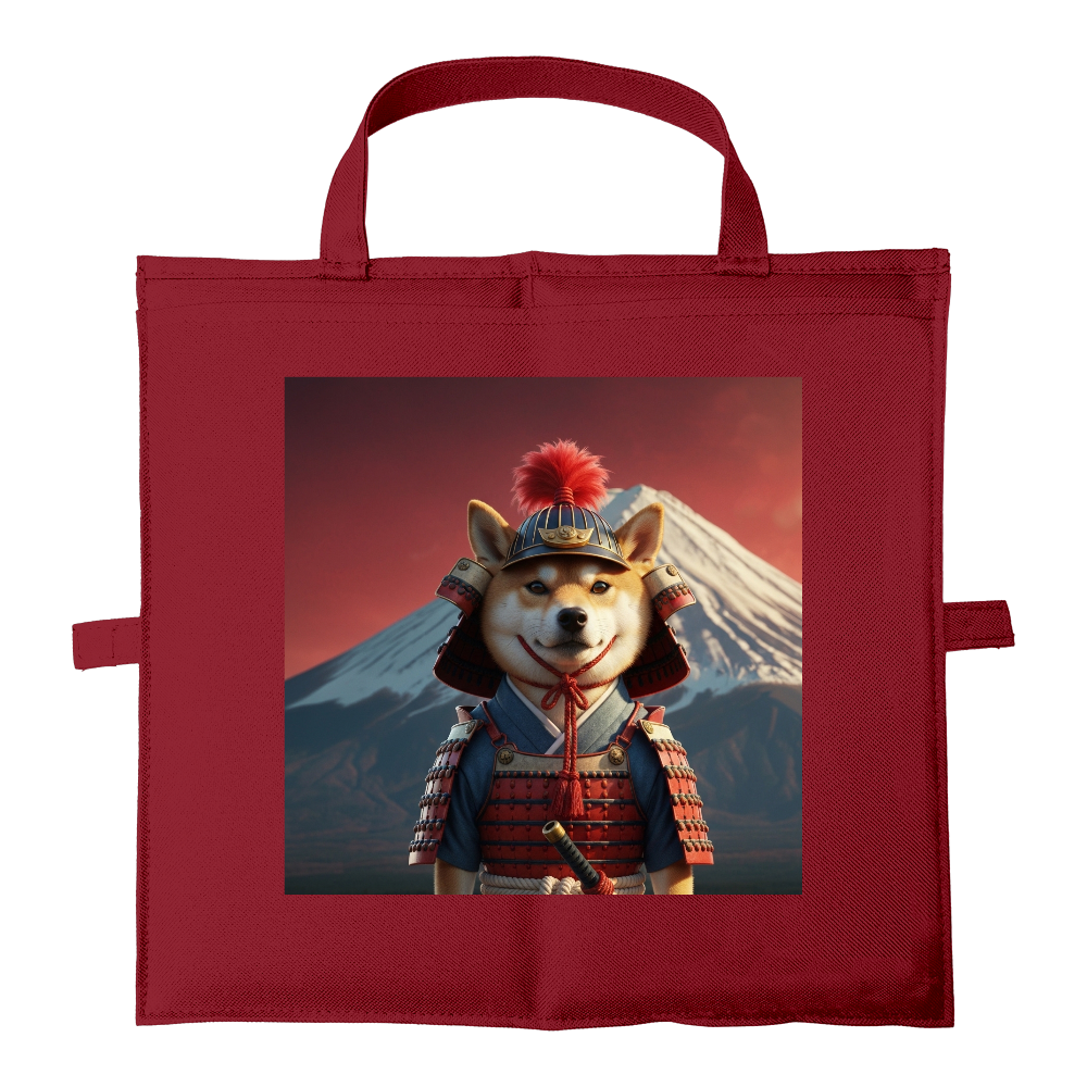 柴犬将軍富士山　	バッグにもなるシートクッション