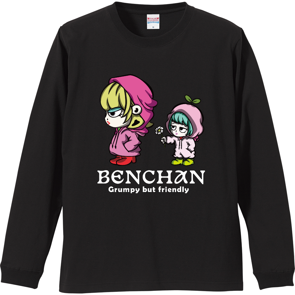 BENCHAN ロングスリーブTシャツ|不機嫌だけど、仲良くしたい。