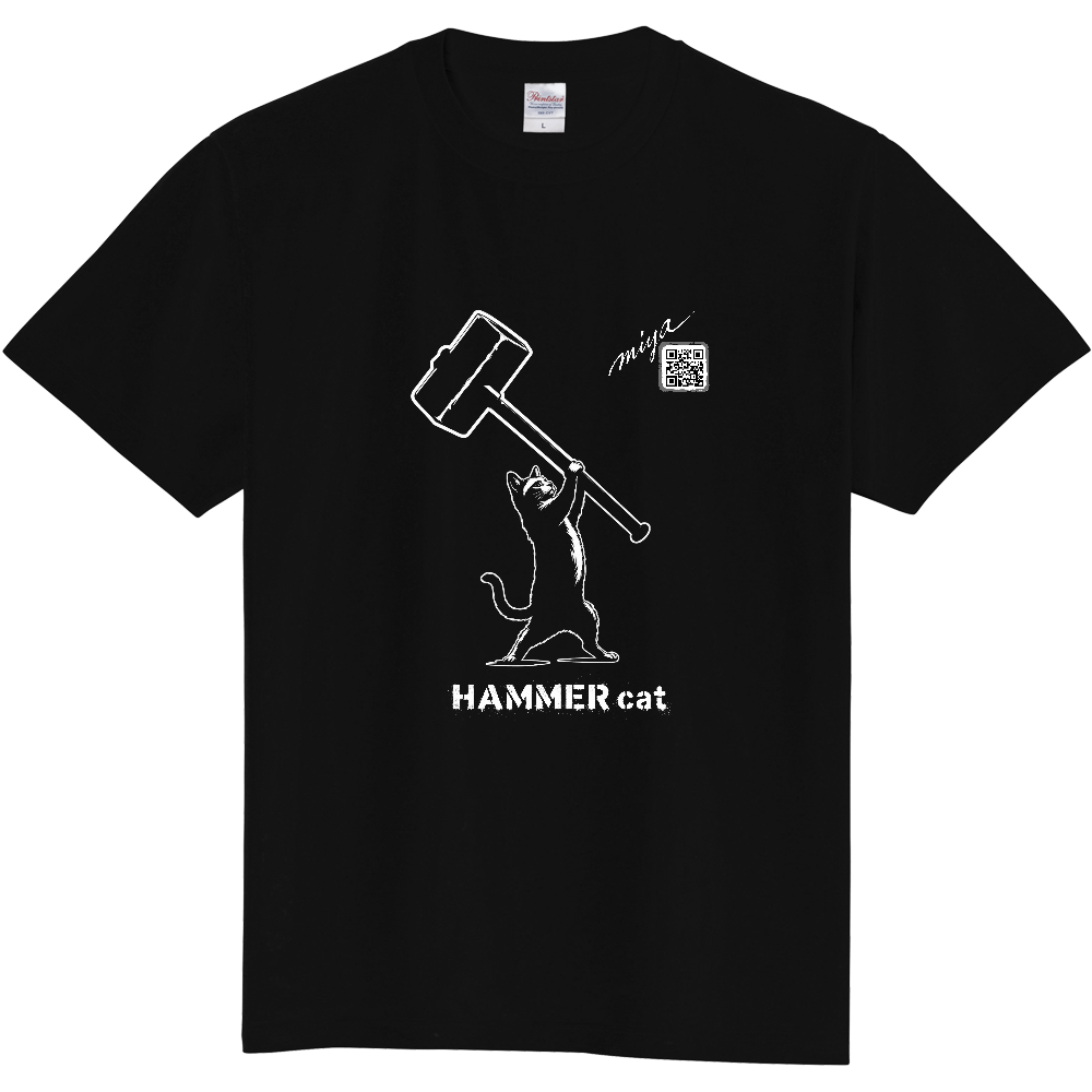 OVERINK＃0001『HAMMER cat』黒