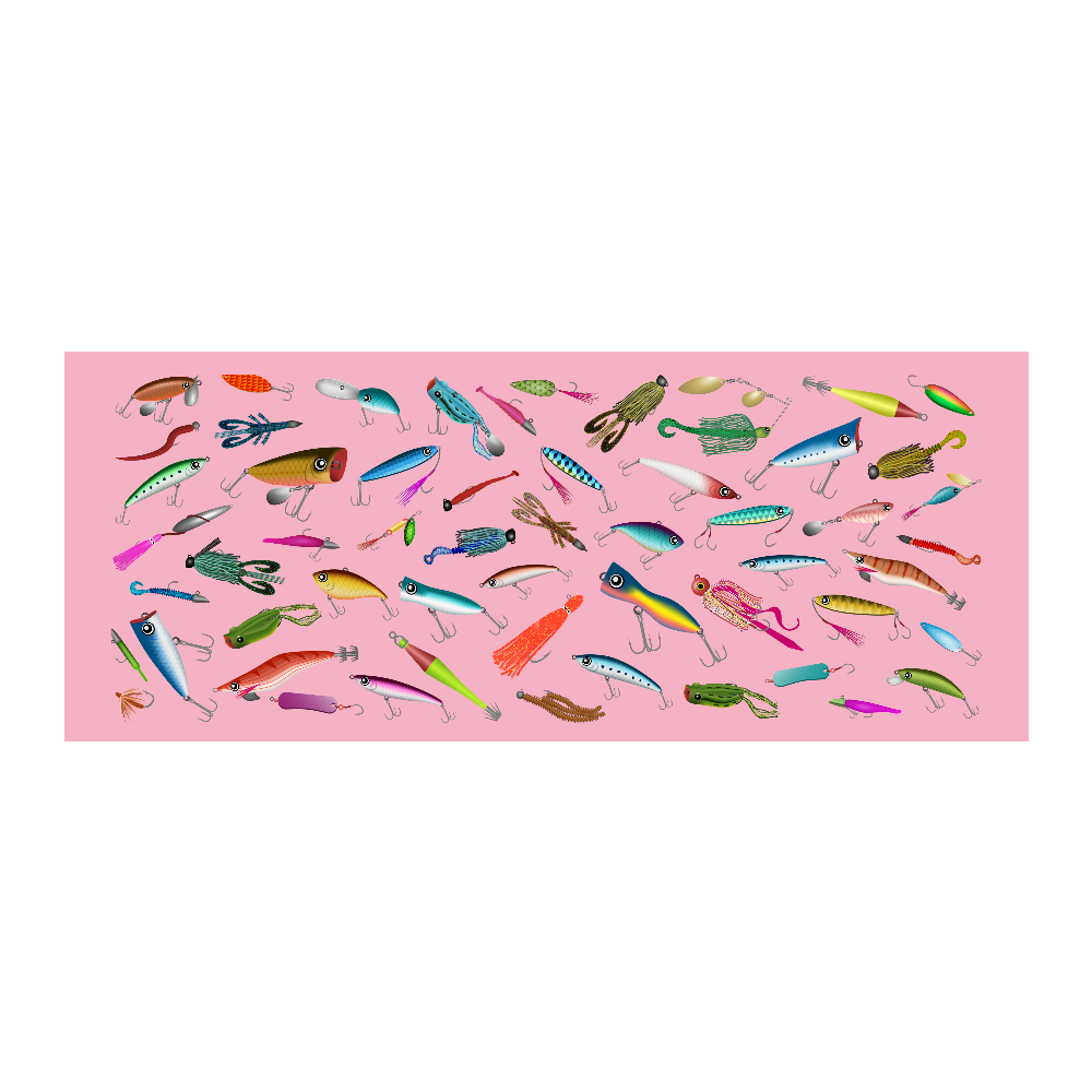 LURE_1C_PL (高発色 全面印刷 表マイクロファイバーフェイスタオル)