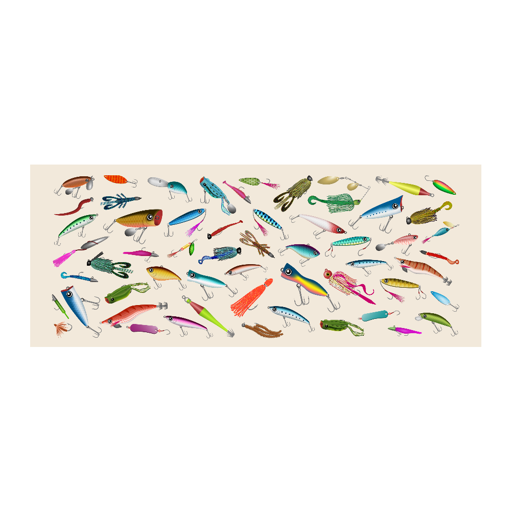 LURE_1C_NA (高発色 全面印刷 表マイクロファイバーフェイスタオル)