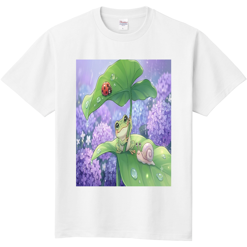 雨の日も可愛くTシャツ