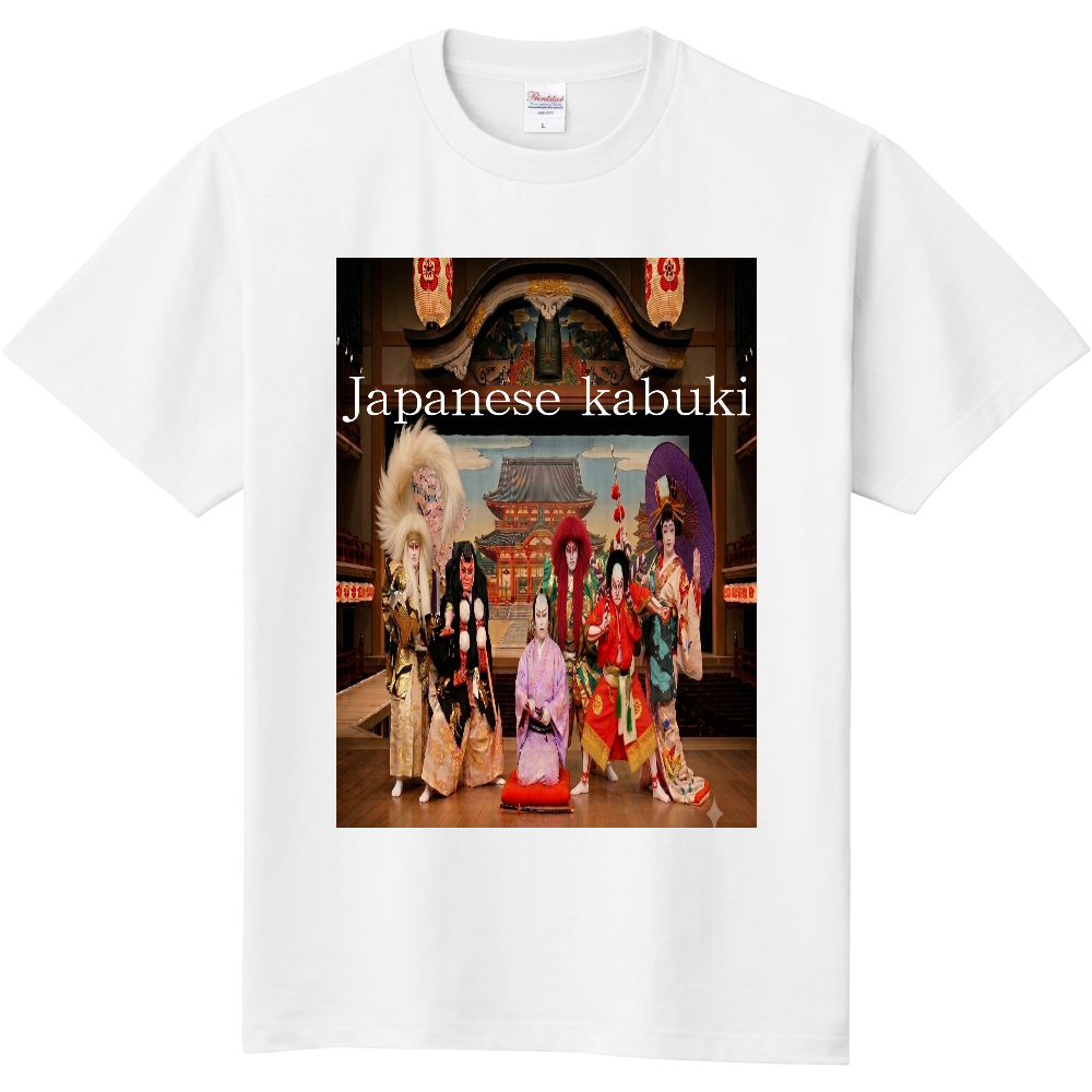 日本歌舞伎Tシャツ