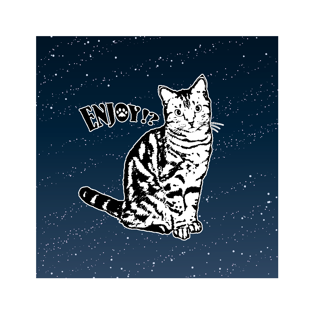 CAT_1KW (高発色 全面印刷 マイクロファイバーハンカチ20cm)