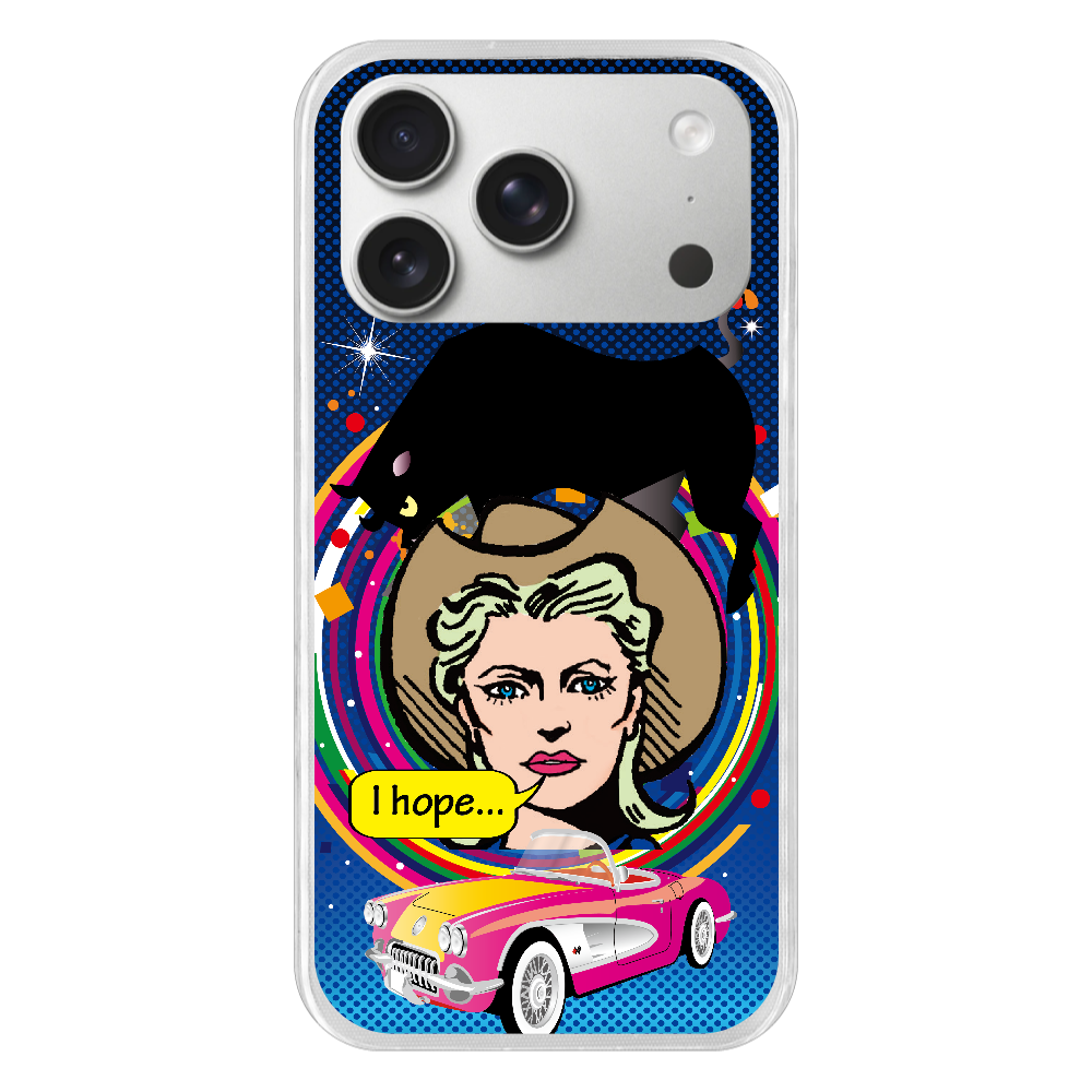 S17p038 キャラ『カウガール』TPU iPhone17 Pro TPUケース|アングラベース