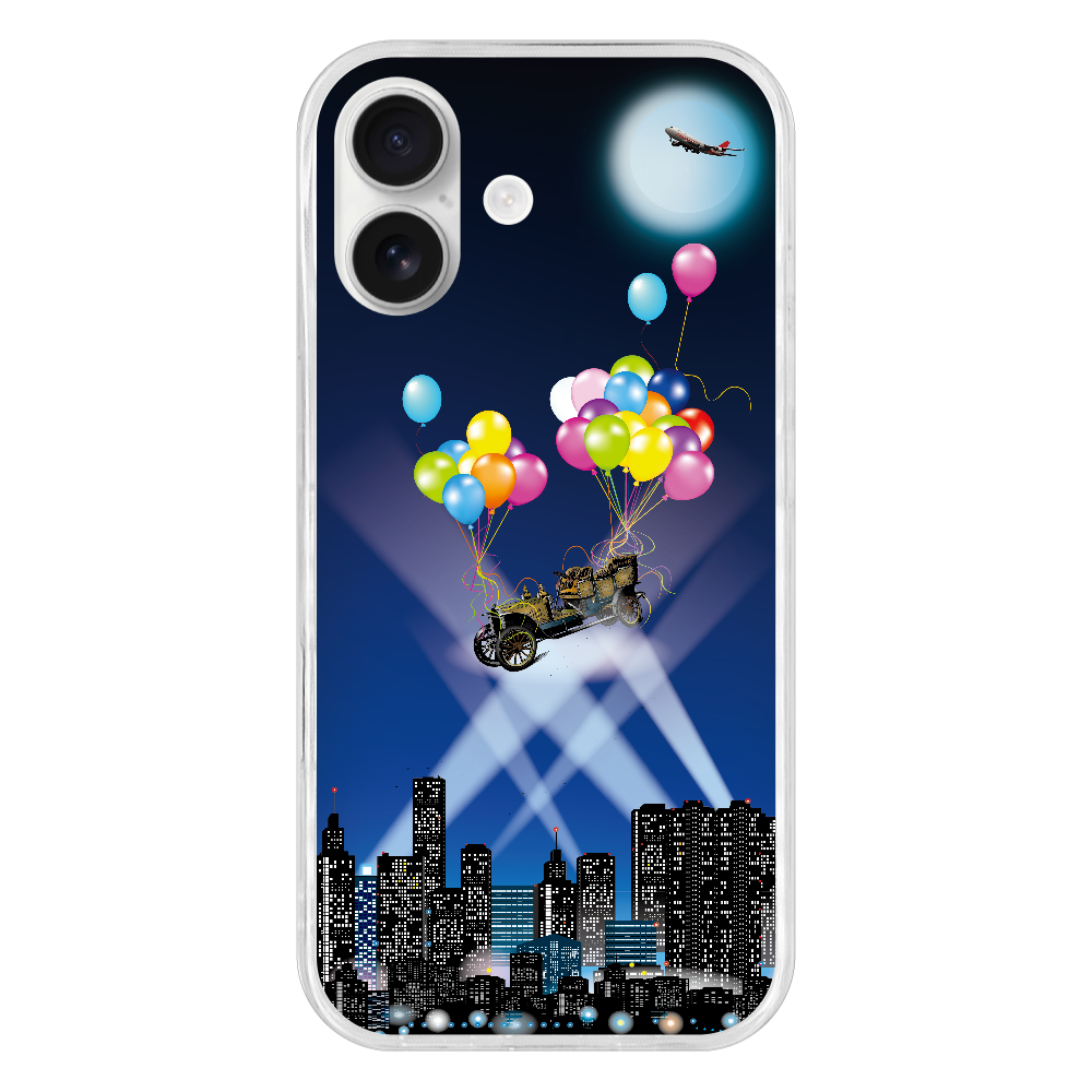 S170041 シュール『風船』TPU iPhone17 TPUケース|アングラベース