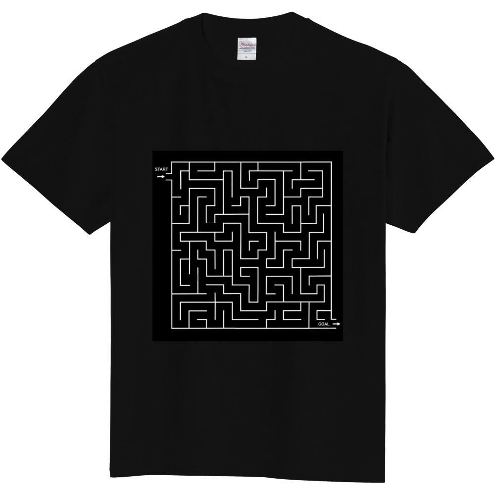 遊べるTシャツ(迷路)