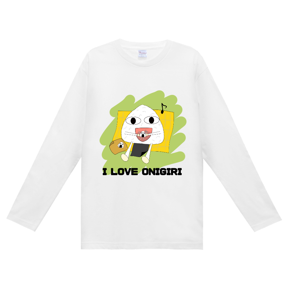 I LOVE ONIGIRI　長袖Tシャツ
