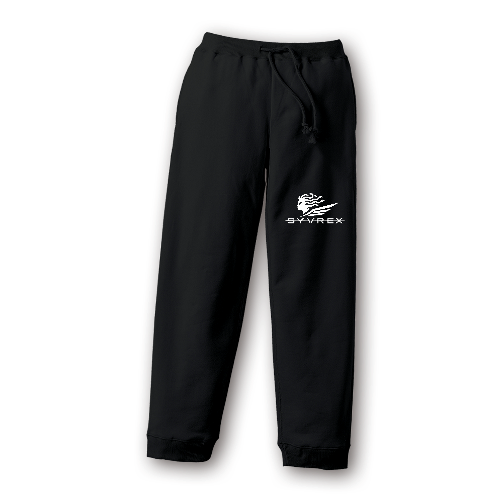 SYVREX CORE ロゴスウェットパンツ ブラック 10oz