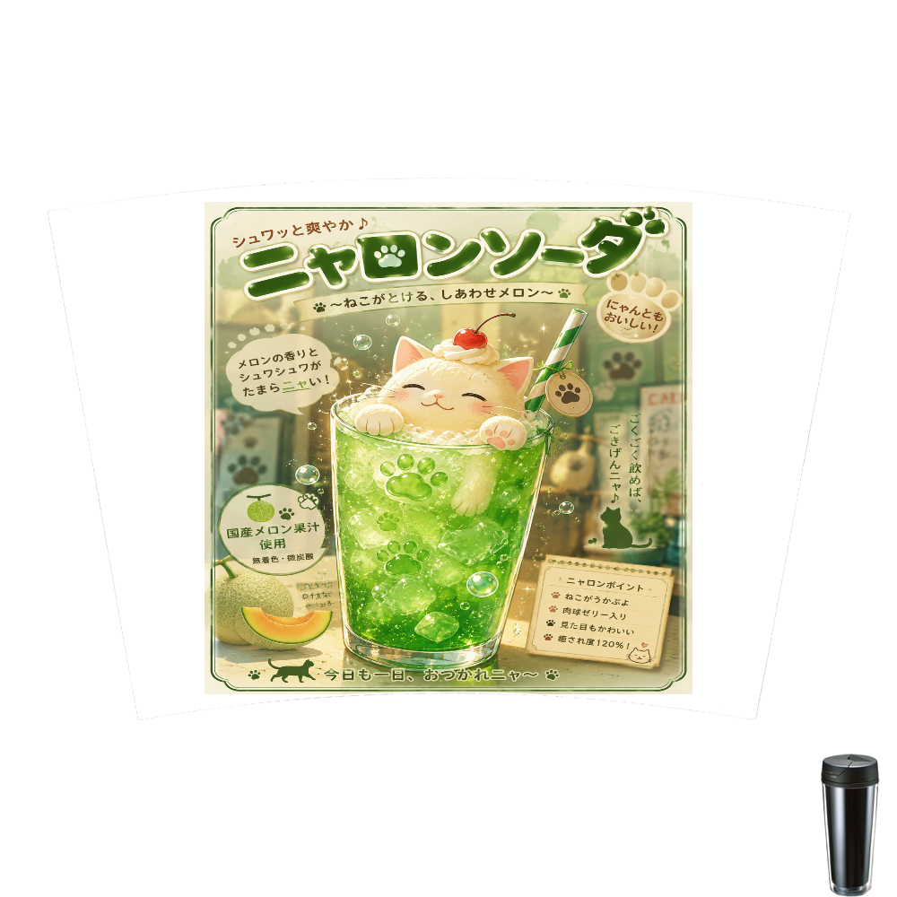 ニャロンソーダ♬　500mL