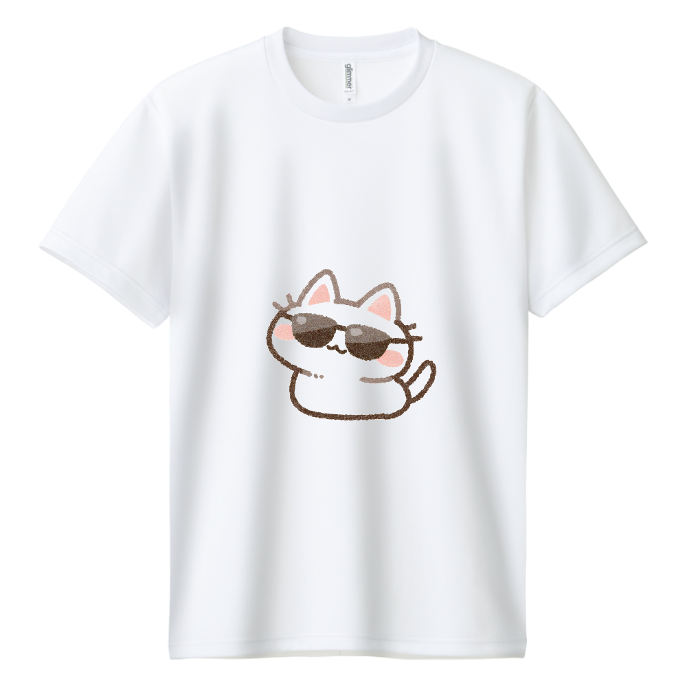 UP−T 人気 「ドライTシャツ」 ぬこver.