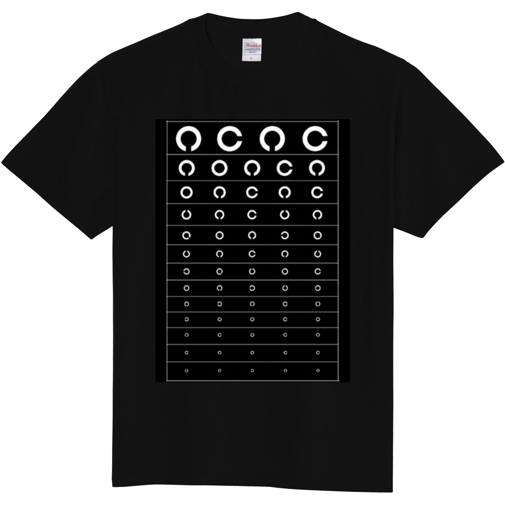 使えるTシャツ(視力検査表)