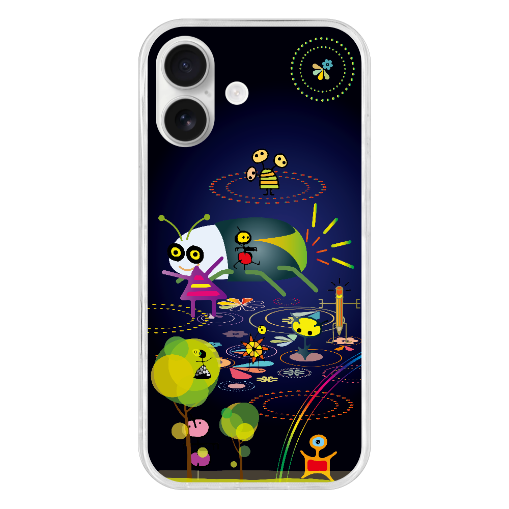 170047　ポップ『ホタル』TPU iPhone17 TPUケース｜アングラベース