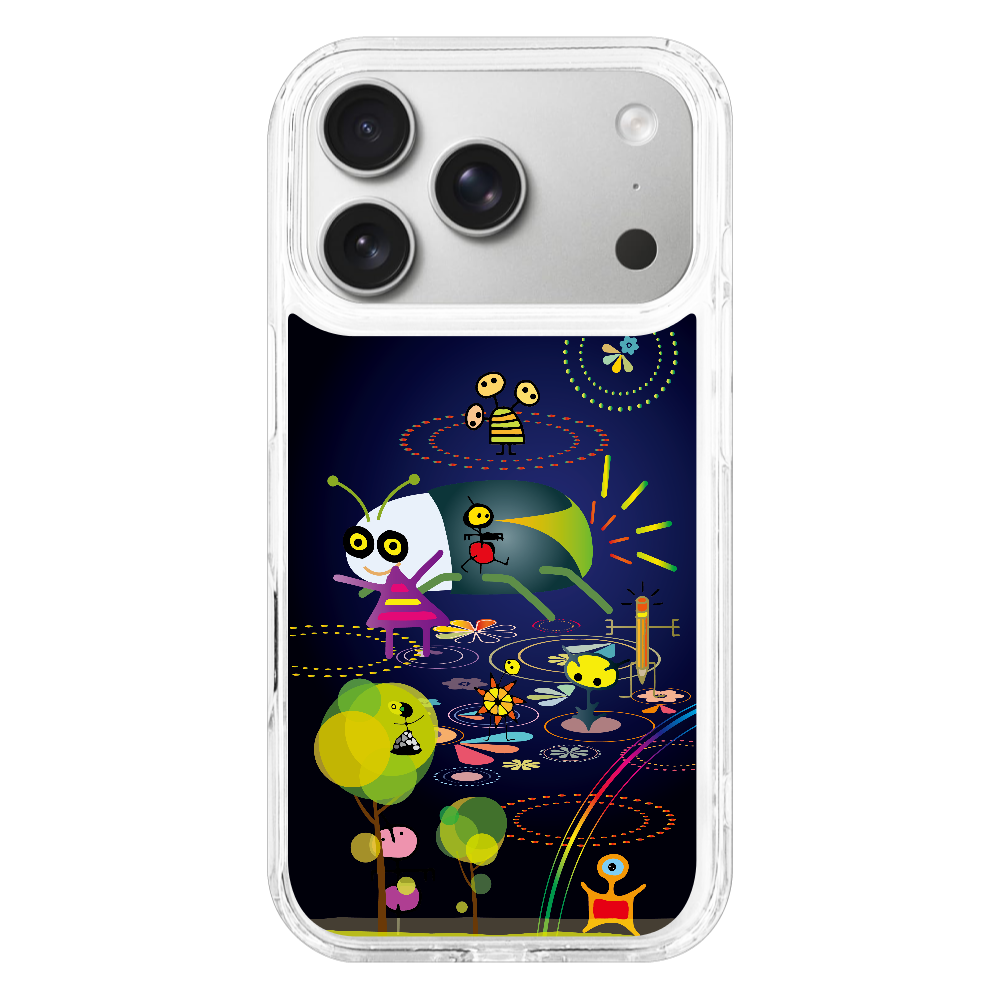 S17p048 ポップ『ホタル』Mag iPhone17Pro MagSafe対応